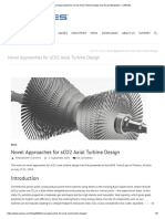 Novel Approaches For SCO2 Axial Turbine Design and Parameterization CAESES