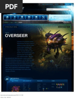 Overseer-Unit Description - Game - StarCraft II