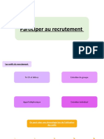 Participer au recrutement