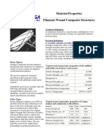 Material Properties Filament Wound Composite Structures: A Versatile Solution To Today's Design Problems