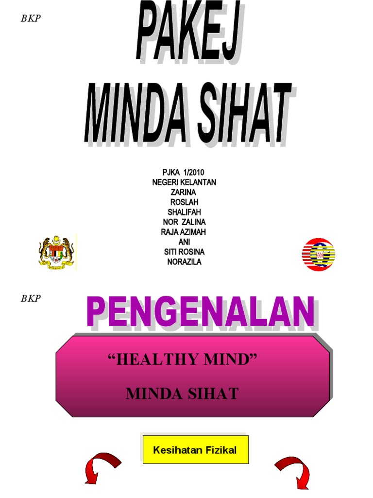 Pakej Minda Sihat Pdf