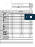 Check List Limpieza y Desinfección de Ambientes