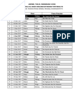 Jadwal Takjil Ramadhan 1438H