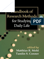 Handbook of Research Methods For Studying Daily Life (Matthias Mehl Et Al)
