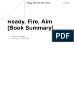 Michael Masterson - Ready Fire Aim - Summary
