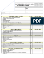 CH-PR-RQ-02 Check List Sistema Personal de Detención de Caidas Rev. 00