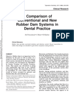 A Comparison of Conventional and New Rubber Dam Systems in Dental Practice