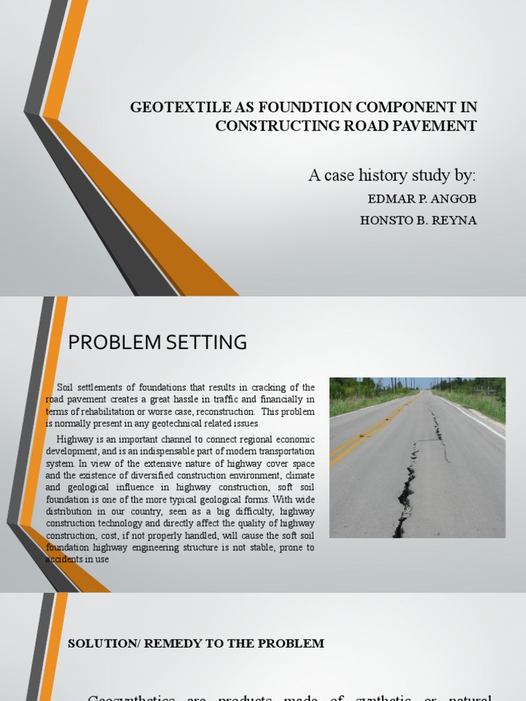 Geotextiles in Road Pavement Construction | PDF | Materials | Soil