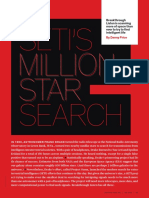 Seti'S Million-Star Search: by Danny Price