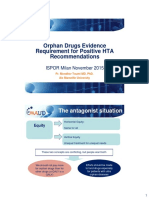 Orphan Drugs Evidence Requirement For Positive HTA Recommendations