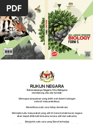 Buku Teks Digital Kssm Biology Form 5 Dlp Part 1 Pdf