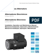 WEG Alternadores Síncronos Linha AG10