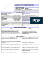 Syllabus - 8° Año 2021 PRIMER SEMESTRE