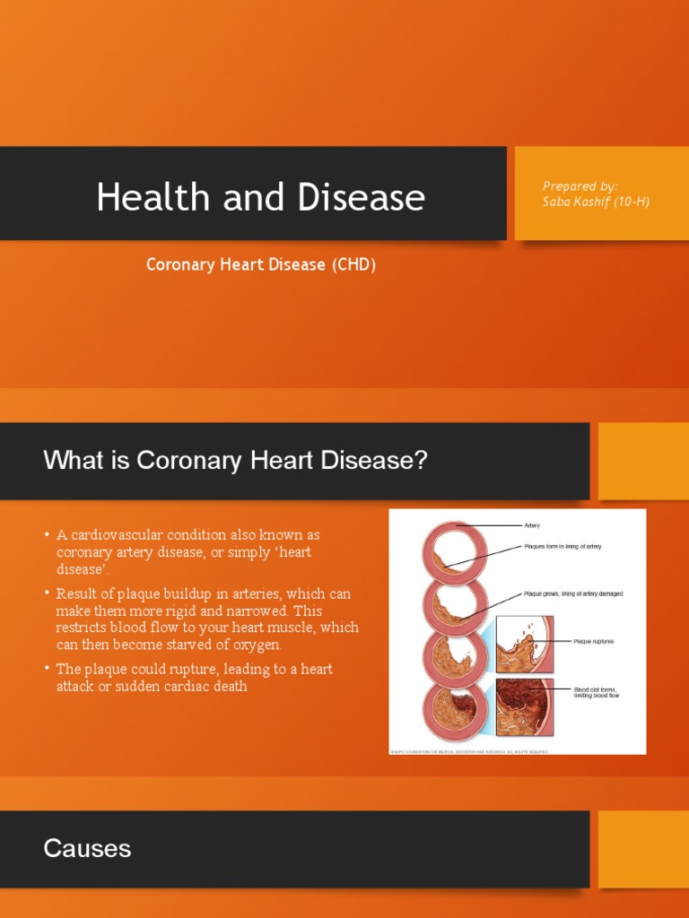 Disease and Health Coronary Heart Disease PDF Coronary Artery