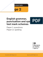 Key Stage 2: English Grammar, Punctuation and Spelling Test Mark Schemes