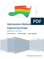 Optimization Methods for  Engineering Design 