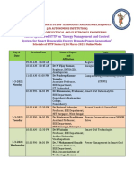 Schedule of STTP Seies-I 1st To 6th March-2021
