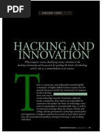 Hacking and Innovation: Gregory Conti