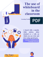The Use of Whiteboard in The Classroom: Learning Teaching Media: Group F