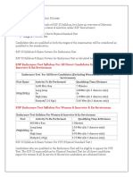 KSP SI Syllabus - Selection Process: 1. Stage 1 - Endurance Test & Physical Standard Test 2. Stage 2 - Written Test