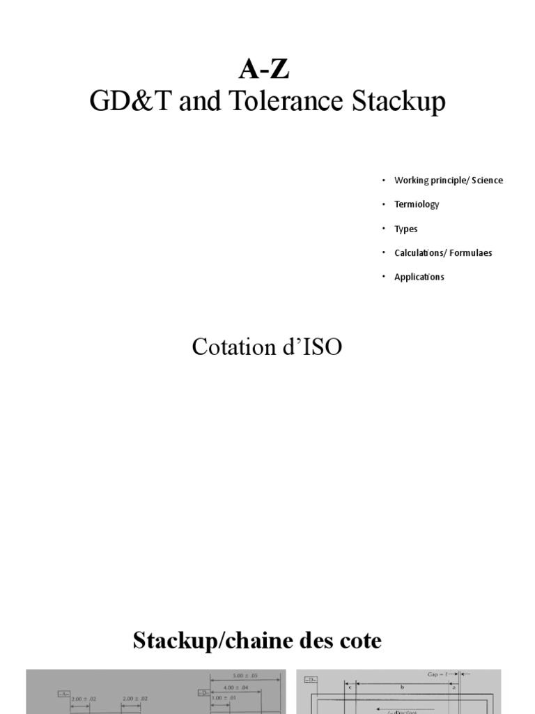GD&T Tolerance Stackup Overview | PDF