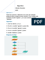 Algoritmo calcular área triángulo base altura