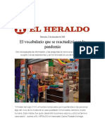 El Vocabulario Que Se Reactualizó Con La Pandemia PDF