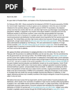 Global Covid-19 Vaccine Equity Letter
