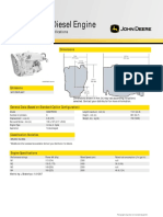 Powertech ™ 6068Tfm50 Diesel Engine: Marine Propulsion Engine Specifications