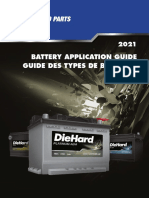 CARQUEST Die Hard Battery Application Guide 2021