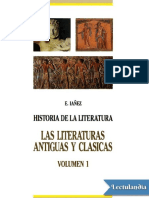 Iañez - Historia de La Literatura. 1 Las Literaturas Antiguas y Clásicas-1