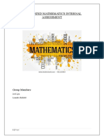 Integrated Mathematics Internal Assessment