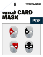 Create a Wild Card Mask for Valentine's Day