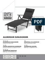 Aluminium Sunlounger: IAN 316734 - 1907 IAN 316470 - 1907