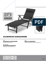 Aluminium Sunlounger: IAN 316734 - 1907 IAN 316470 - 1907