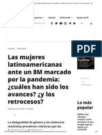 Las mujeres latinoamericanas ante un 8M marcado por la pandemia_ ¿cuáles han sido los avances_ ¿y los retrocesos_ - RT