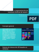 Funcionamiento e Implementacion de Interfaces Graficas de Usuario