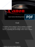 Canon Advertising Campaign