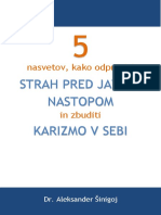 5 Nasvetov Kako Odpraviti Strah Pred Javnim Nastopom in Zbuditi Karizmo V Sebi - e Knjiga