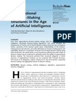 Organizational Decision-Making Structures in The Age of Artificial Intelligence