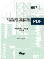 607 Contracts For Outsourcing Utility Maintenance Work