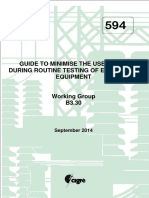 594 Guide To Minimise The Use of SF6 During Routine Testing of Electrical Equipment