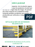 Sendero Peatonal Diapositivas