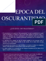 Epoca Del Oscurantismo