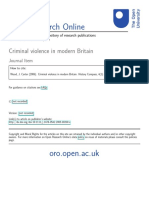 Open Research Online: Criminal Violence in Modern Britain