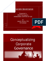 Corporate Governance: Presented To MSOP Participants, Ahmedabad Chapter of Icsi by Jaladhi Shukla, FCS Ahmedabad