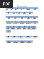 Escritura de Números