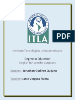 Instituto Tecnológico Latinoamericano: Degree in Education