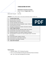 RPS Keterampilan Komunikasi Konseling