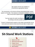 Sit Stand Lesson